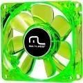 VENTILADOR 8X8 SLEEVE BEARING NEON VERDE MULTILASER GA096