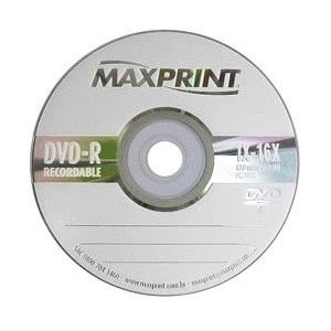 MIDIA DVD-R 4.7GB ENVELOPE PRINT PLUS